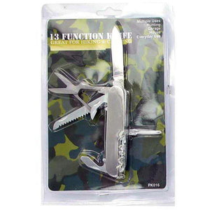 Bulk Buys 13 Function Pocket Tool Knife With Key Ring - Pack Of 24