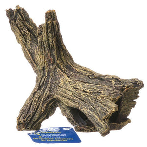 Exotic Environments Driftwood Basking Den Natural Aquarium Ornament - 5.75"L x 4.25"W x 4.5"H