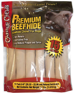 Canine Chews Premium All-Natural Beef Hide Canine Retrievers - 15 pk. - 3.7 lb. by Sam's Club
