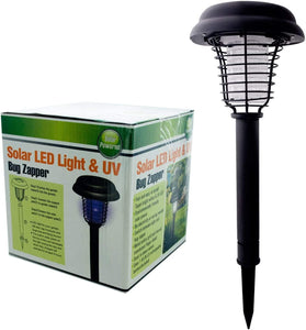 Solar LED Light and UV Bug Zapper, Case of 4