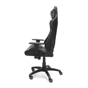 OFM Essentials Collection Racing Style Bonded Leather Gaming Chair, in Gray