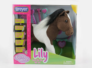 Breyer Lily Care for Me Vet Set Interactive Horse Toy, Multicolor, 14.5" H x 11" L x 4.5" W