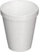 DART CONTAINER J-Style Styrofoam Drink Cups (1000 Per Case), White, 8 oz (8J8)