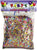 Bulk Buys PA094-96 Jumbo Metallic Confetti Pack in a Poly Bag - Pack of 96