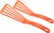 Rachael Ray Tools and Gadgets 2-piece Orange Nylon Spatula Set