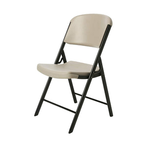 Lifetime Folding Chairs, Standard, 4 Pack, Putty