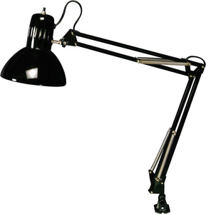 Studio Designs Swing Arm Lamp with 13-watt CFL Bulb, Black