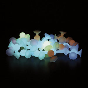 NEW Squigz Glow-in-the-Dark Squigz Suction Building Toy - 24 Piece Set