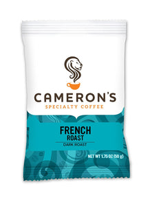 Cameron's Coffee Roasted Ground Coffee Bags, French Roast, 1.75 Ounce (Pack of 24)