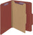 Smead Pressboard Classification File Folder with SafeSHIELD Fasteners, 1 Divider, 2