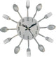 Kole OB951 Clock Kitchen Cutlery Wall Clock