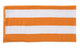 Great Bay Home 100% Cotton Plush Cabana Stripe Oversize Velour Beach Towel (40x70) Brand. (Orange)