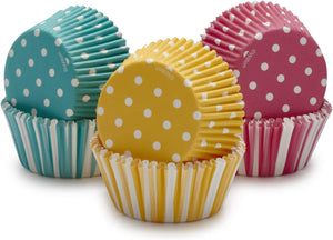 Wilton Dots & Stripes Bake Cups 415-2539X, 150 Count