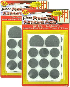 96 Packs of 35 Pack floor protector furniture pads