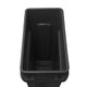 Rubbermaid Commercial Slim Jim Receptacle with Venting Channels, Rectangular, Plastic, 23 Gallons, Black (FG354060BLA) (1 Pack)