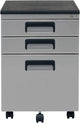 STUDIO DESIGNS INSPIRING CREATIVITY WWW.STUDIODESIGNS.COM Office Rolling File Cabinet with Drawers in Silver