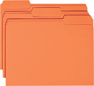 Smead Colored File Folder, 1/3-Cut Tab, Letter Size