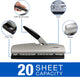 20-Sheet Light Touch Desktop 2- or 3-Hole Adjustable Punch, 9/32" Holes