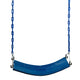 Swing-N-Slide SA 2162 Swing Seat with Coated Chains, Blue