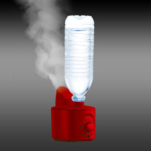 Bell + Howell Sonic Breathe Ultrasonic Personal Humidifier, Lightweight and Portable, Variable Mist Settings (red)