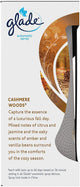 Glade Automatic Spray Cashmere Woods: 1 Automatic Spray Unit; 2 AA Batteries; 3 Refills, 6.2 oz Each, Total: 18.6 oz