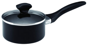 Farberware 21806 Dishwasher Safe Nonstick Cookware Pots and Pans Set, 15 Piece, Black
