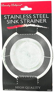 Bulk Buys HP047-24 4-1/4&quot; Silver Steel Mesh Sink Strainer - Case of 24