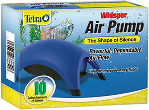 Tetra Whisper Easy to Use Air Pump for Aquariums (Non-UL), Up to 10-Gallons