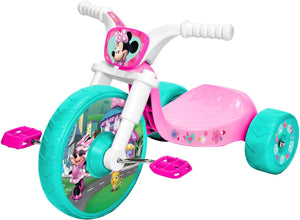 Minnie Mouse 10" Fly Wheels Junior Cruiser Ride-on, Ages 2-4, Pink/White, 5.6 lbs., Model Number: 76090