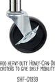 Honey-Can-Do SHF-01906 4-tier chrome shelving unit-250 lbs, 4-Tier