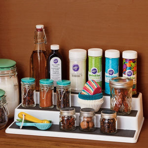 Copco 3-Tier Spice Pantry Kitchen Cabinet Organizer
