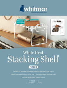 Whitmor Wire Grid Stacking Shelf Small