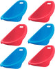 American Plastic Toys APT-13150-6PK Children's Scoop Rocker Chair for Reading and Gaming, Red and Blue (6 Pack)