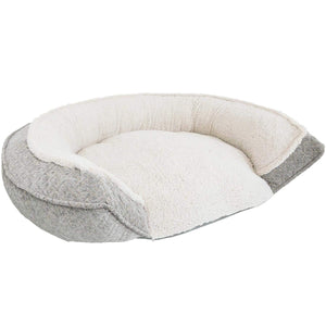 A Product of Canine Creations Memory Foam Cuddler Pet Bed, 45" x 34" - Gray