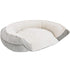 A Product of Canine Creations Memory Foam Cuddler Pet Bed, 45" x 34" - Gray