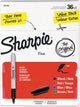 Sharpie 1921559 Fine Tip Permanent Marker, Assortment, 36/Pack