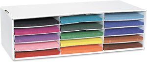Classroom Keepers Letter-Size Construction Paper Sorter/Storage Box