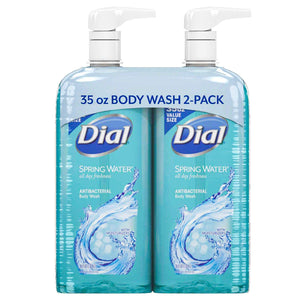 Dial Antibacterial Body Wash, Spring Water (35 fl. oz., 2 pk.)