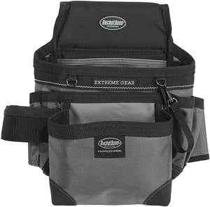 Bucket Boss - Mullet Buster Carpenter’s Pouch, Pouches - Professional Series (55200), Gray