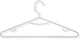 Honey-Can-Do HNG-01195 Recycled Plastic Hangers, White, 15-Pack