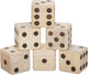 Triumph Extra-Large Outdoor Wooden Lawn Dice Set