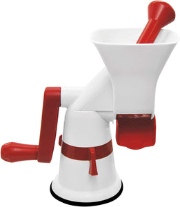 Weston Fruit & Tomato Press, 3 Cup Capacity, Red and White 67-1101-W