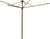 Greenway GCL9FAB Large Outdoor Bamboo Rotary Clothesline