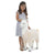 Melissa & Doug Standing Lifelike Plush Llama Stuffed Animal Plush, 31 x 30 x 9.5