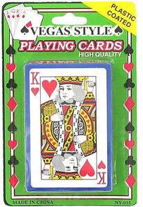 Plastic Coated Playing Cards - Case of 72