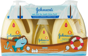 Johnson's Baby Head-to-Toe Wash & Shampoo Verity Pack (2-33.8 fl. oz, 1-10.2 fl. oz.)