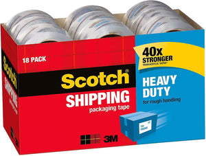 Product of Scotch 3850 Heavy-Duty Packaging Tape Cabinet Pack, 1.88" x 54.6yds, 18pk. - [Bulk Savings]