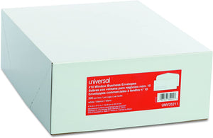 Universal Window Business Envelope, V-Flap, 10, White, 500/Box (35211)