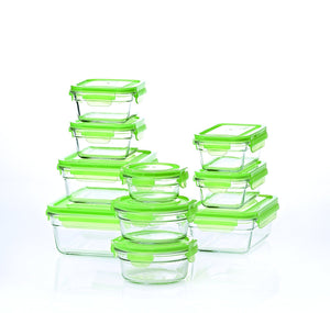 Snapware 20 piece Tempered Glasslock Storage Containers with Snaplock Lid , Microwave & Oven Safe