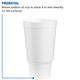 Dart 32AJ20 32 Oz Insulated Foam Cup, Polystyrene, White (Pack of 400)